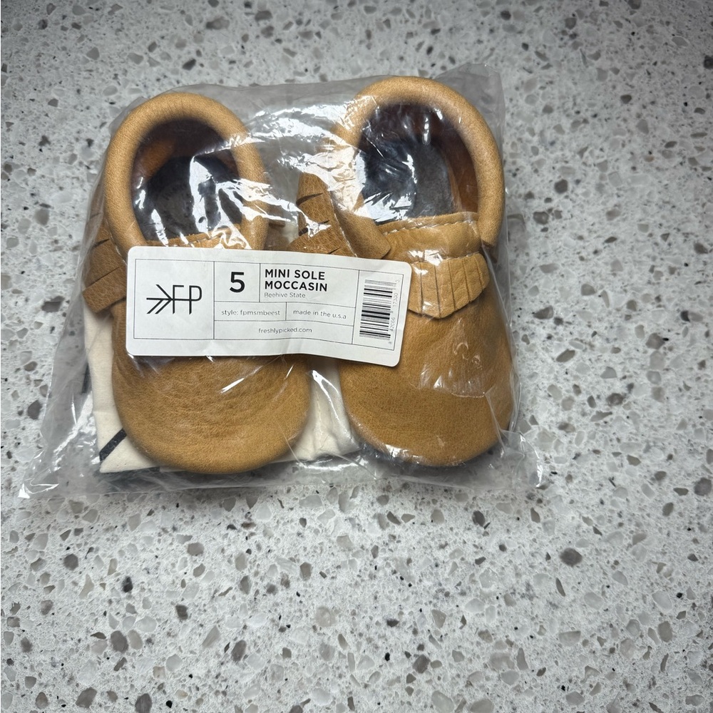 Freshly Picked Mini Sole Moccasin -  Beehive State NWT